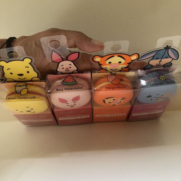 Creme Shop Disney: Winnie the Pooh, Tigger, Piglet, & Eeyore Lip Balm Set W/case - Picture 4 of 12